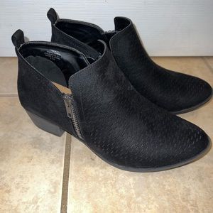 Black ankle boots